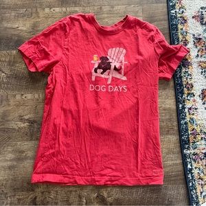 Life Is Good Dog Days Crusher Tee (Red)